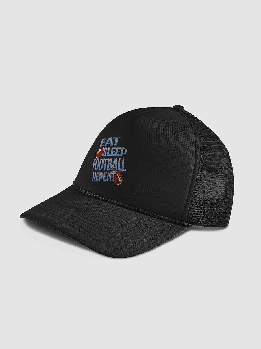 Eat Sleep Football Repeat Vibes Trucker Hat product image (2)