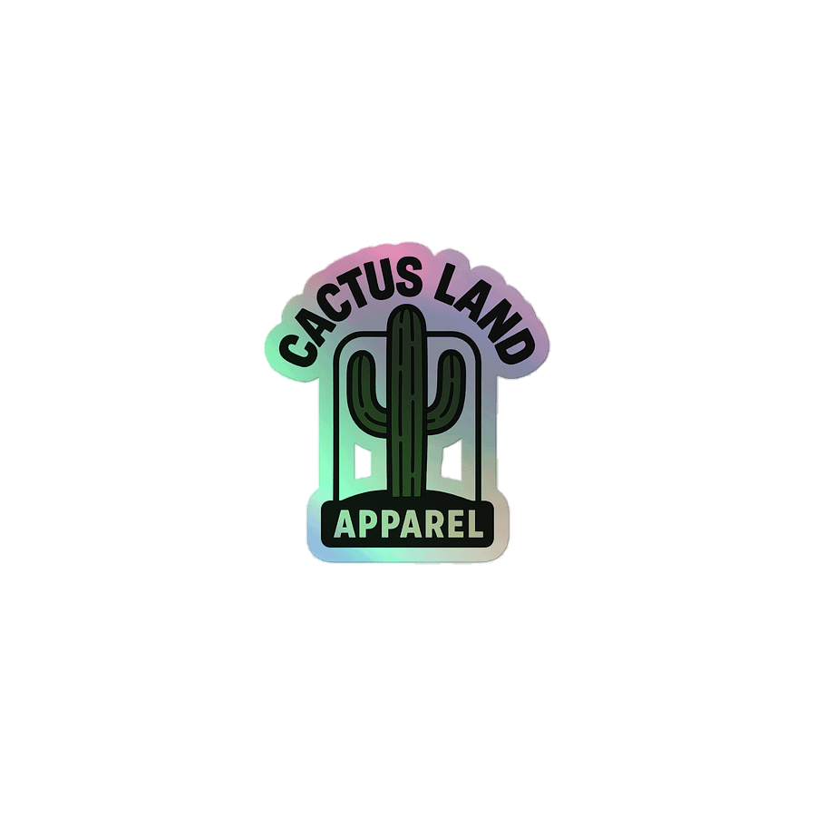 Cactus Land Holo Sticker ALT Logo product image (1)