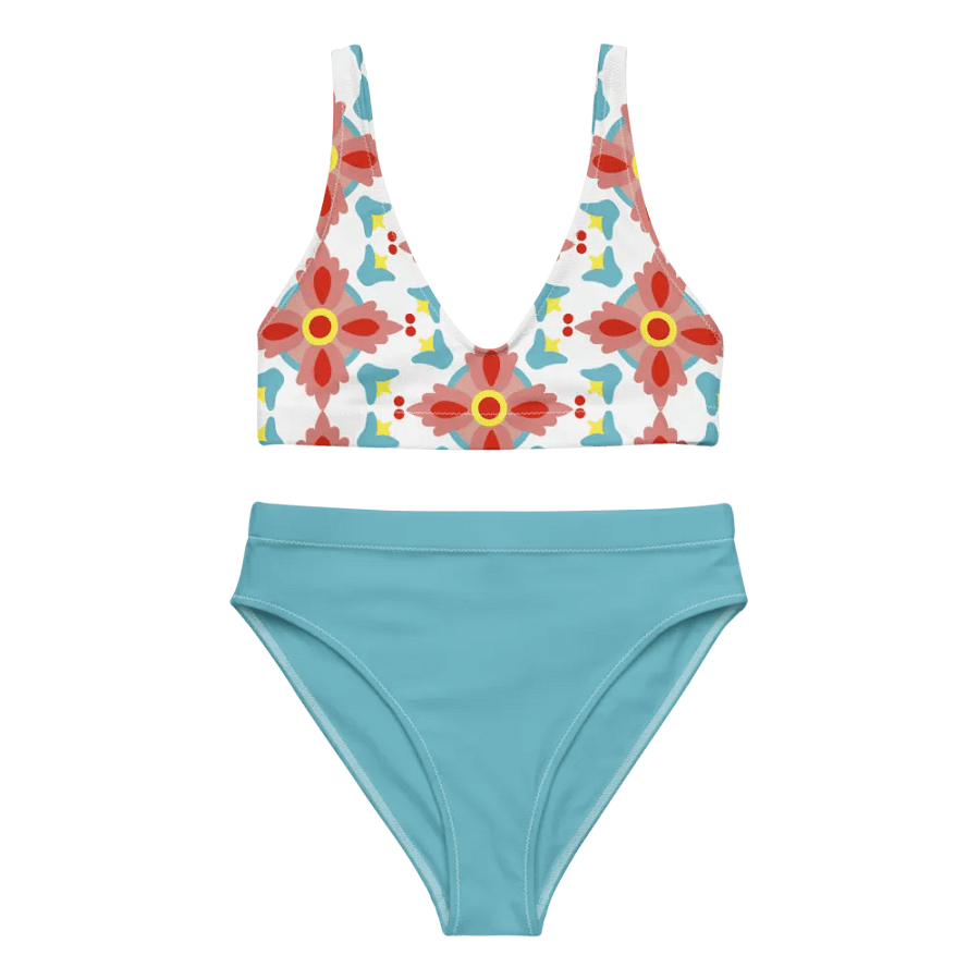 Floral Fantasy Recycled High Waisted Bikini Set product image (5)
