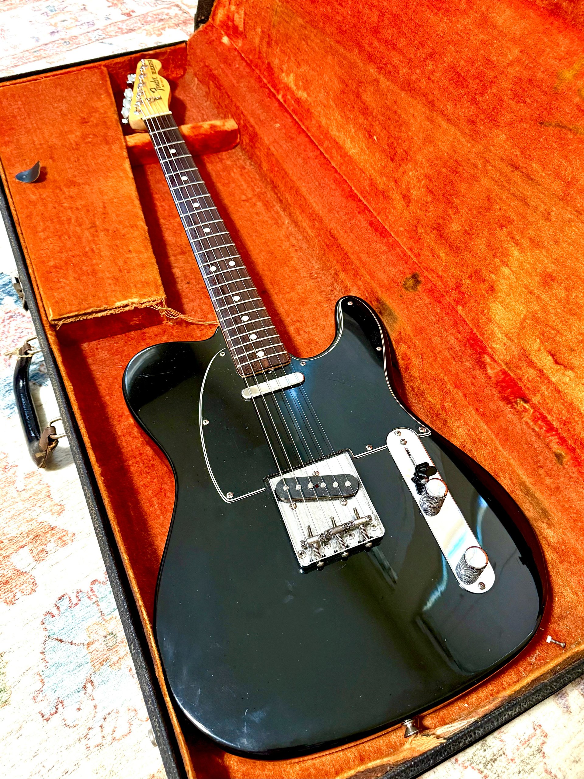 1978 Fender Telecaster "FACTORY BLACK" w/ ROSEWOOD Fretboard + OHSC product image (4)