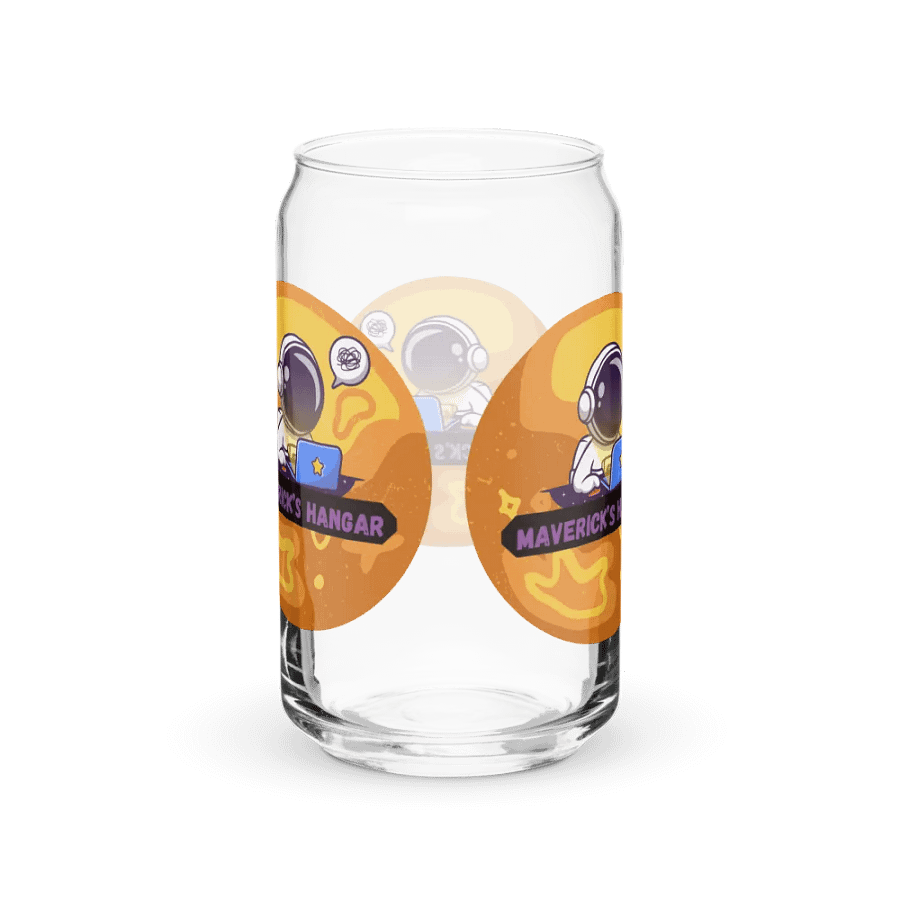 Maverick's Hangar Logo Can Shaped Glass product image (8)
