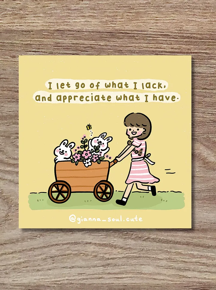 Appreciate what you have | Positivity Greetings Card product image (3)
