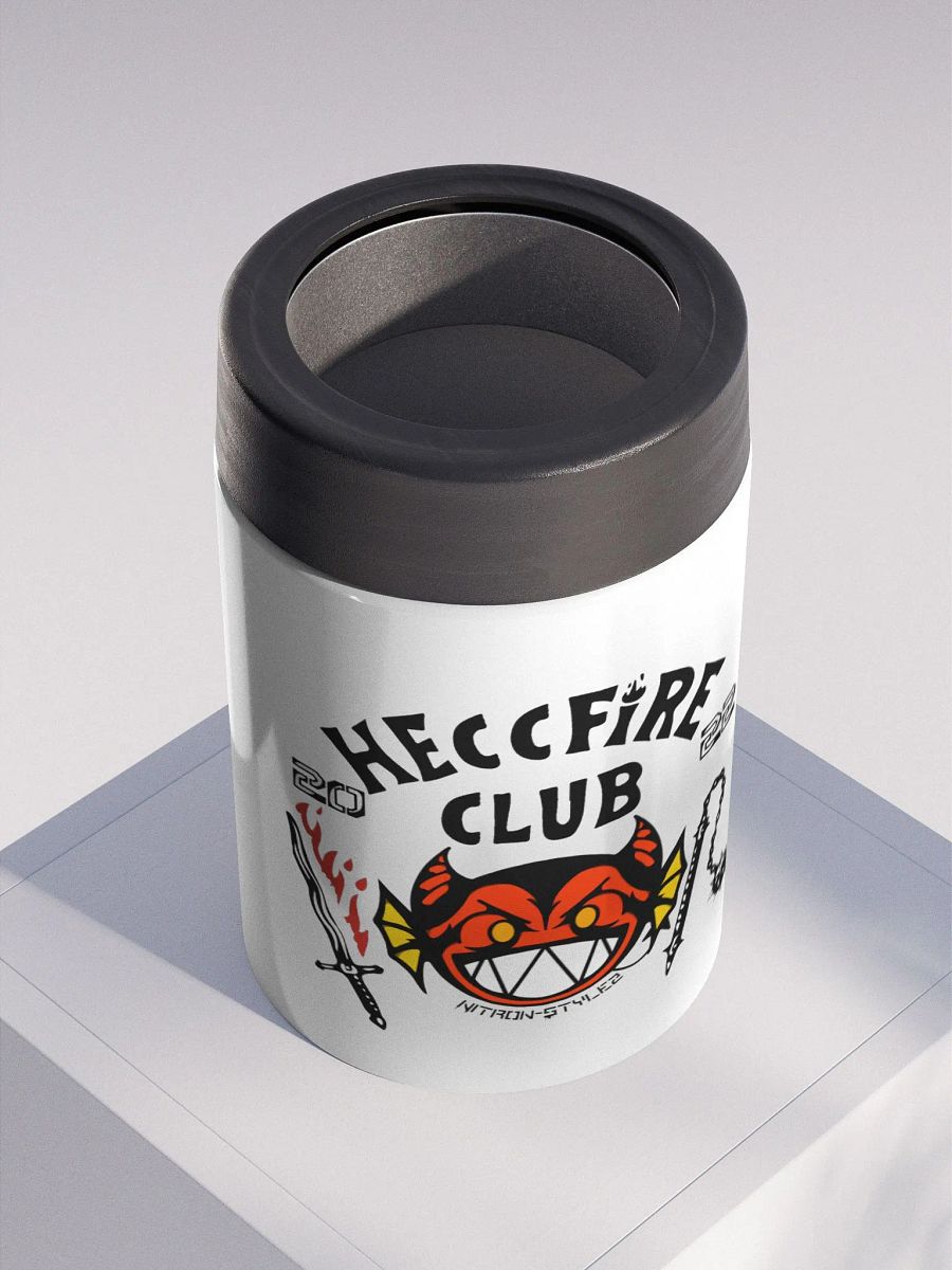 Weirder Stuff Collection - Heccfire Club Stainless Steel Koozie product image (5)