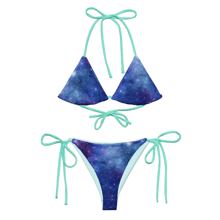 Galaxy string bikini {seafoam} product image (2)
