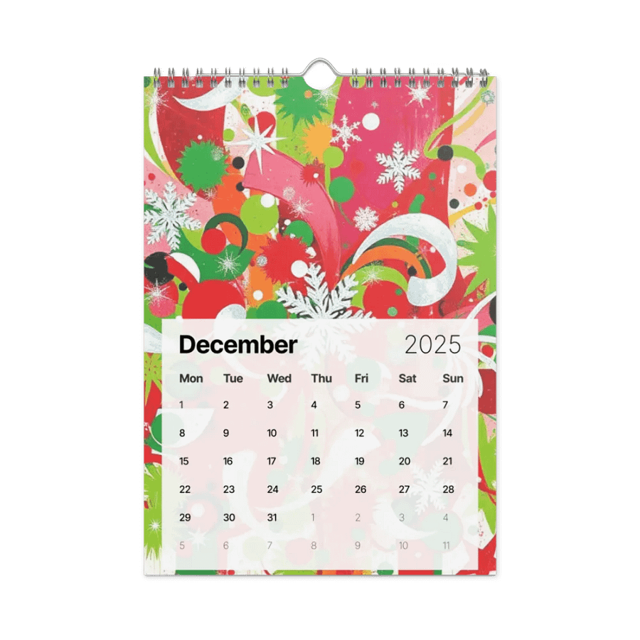 ART ABSTRACT WALL CALENDAR 2025 product image (4)
