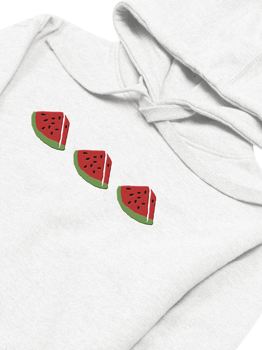 Sandia Embroidered Hoodie (white) product image (2)