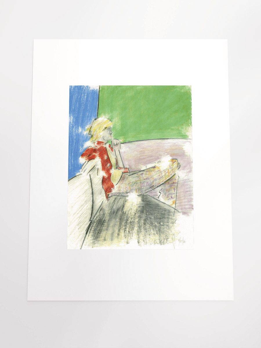 Woman in a Red Shirt 1985 print product image (5)