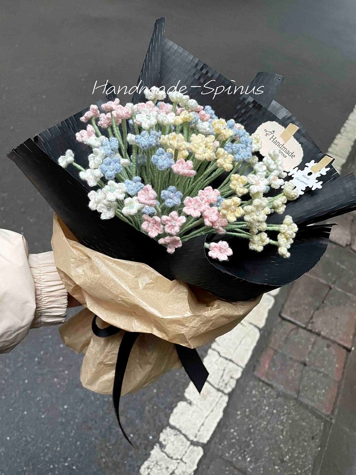 Snowflake Crochet Knit Bouquet product image (2)