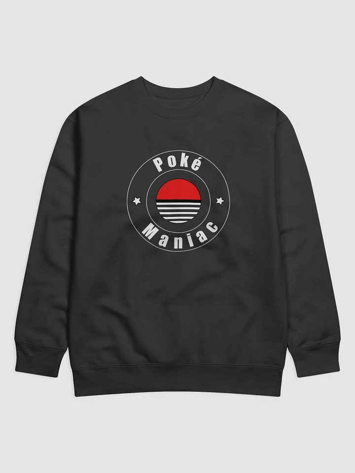 Pokemaniac Logo in White Premium Sweatshirt product image (1)