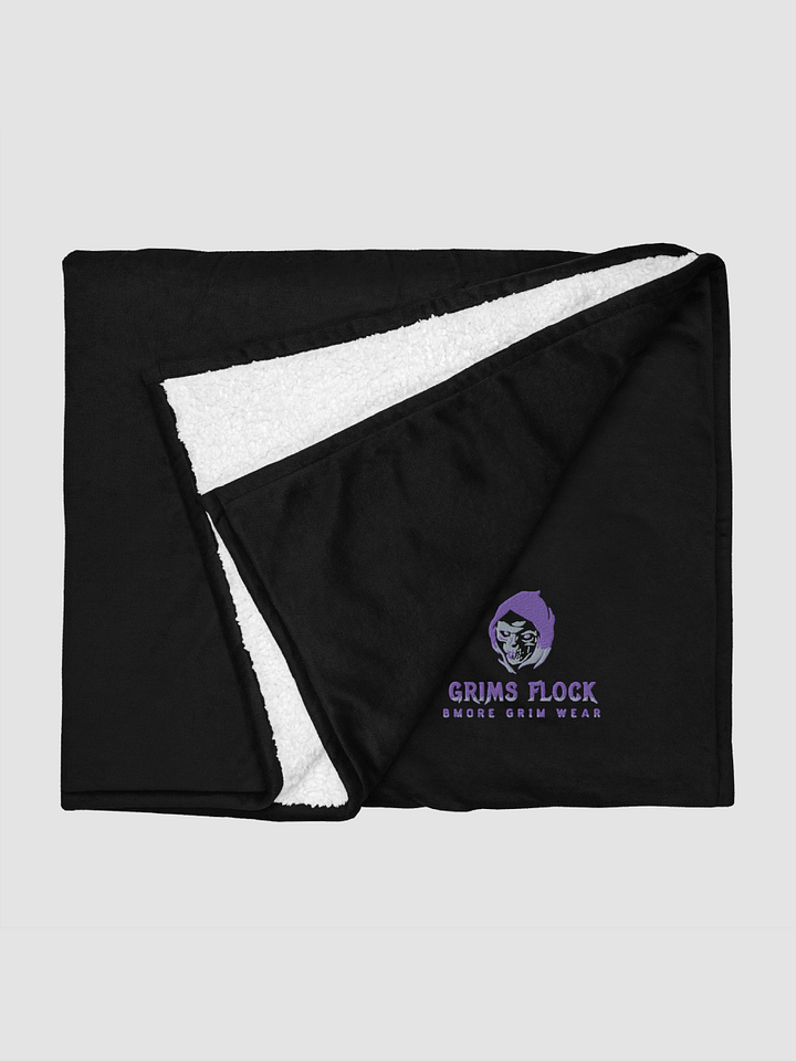 [bmoregrim] Port Authority Embroidered Premium Sherpa Blanket Port Authority BP40 product image (2)