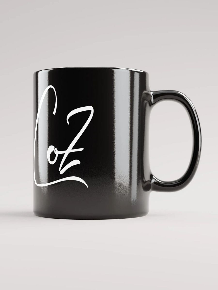 Stay CoZ Black Glossy Coffee Mug product image (6)