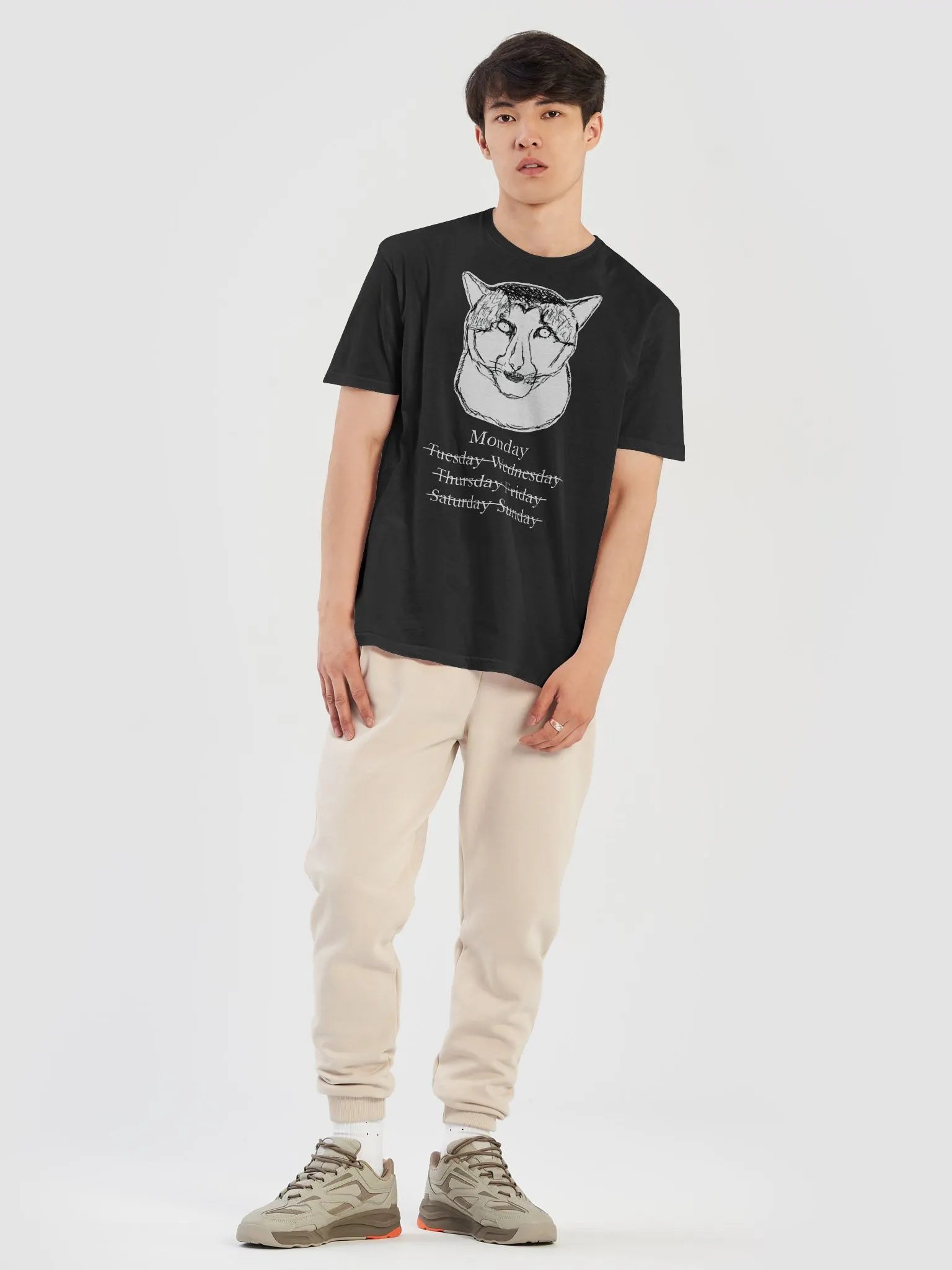 Monday Cat T-Shirt product image (62)