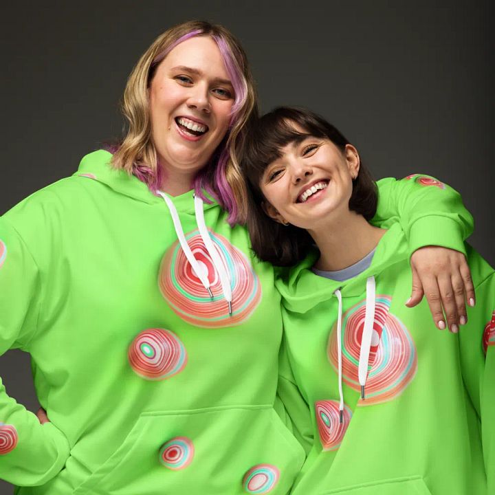 Dream of 3D Clams (unisex hoodie) product image (1)