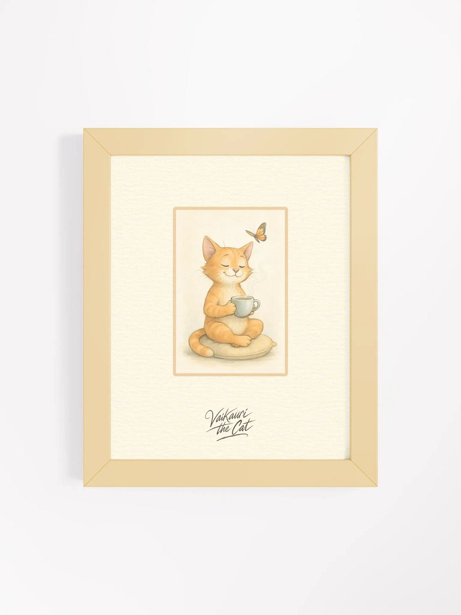 Vaikauri the Cat - Framed Matte Artprint product image (8)