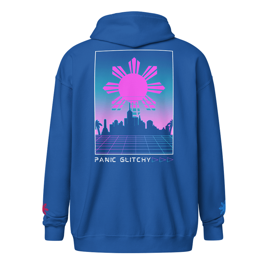 Pilipinas Vapourwave Zip Hoodie product image (9)