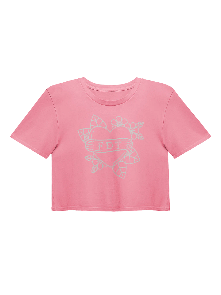 F*ck Donald Trump Tattoo Heart Cropped Tee product image (1)
