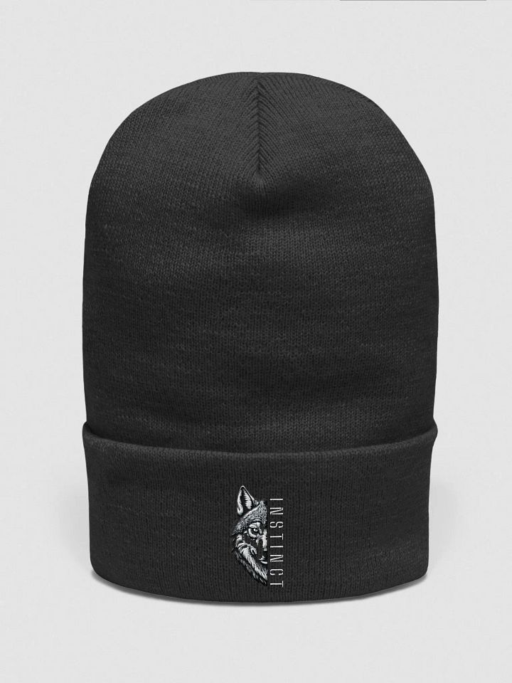 Instinct Wolf Embroidered Beanie product image (5)