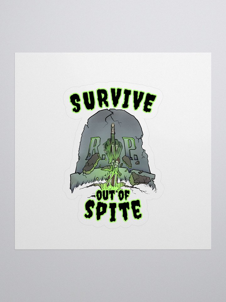 Spiteful Survival Sticker product image (1)