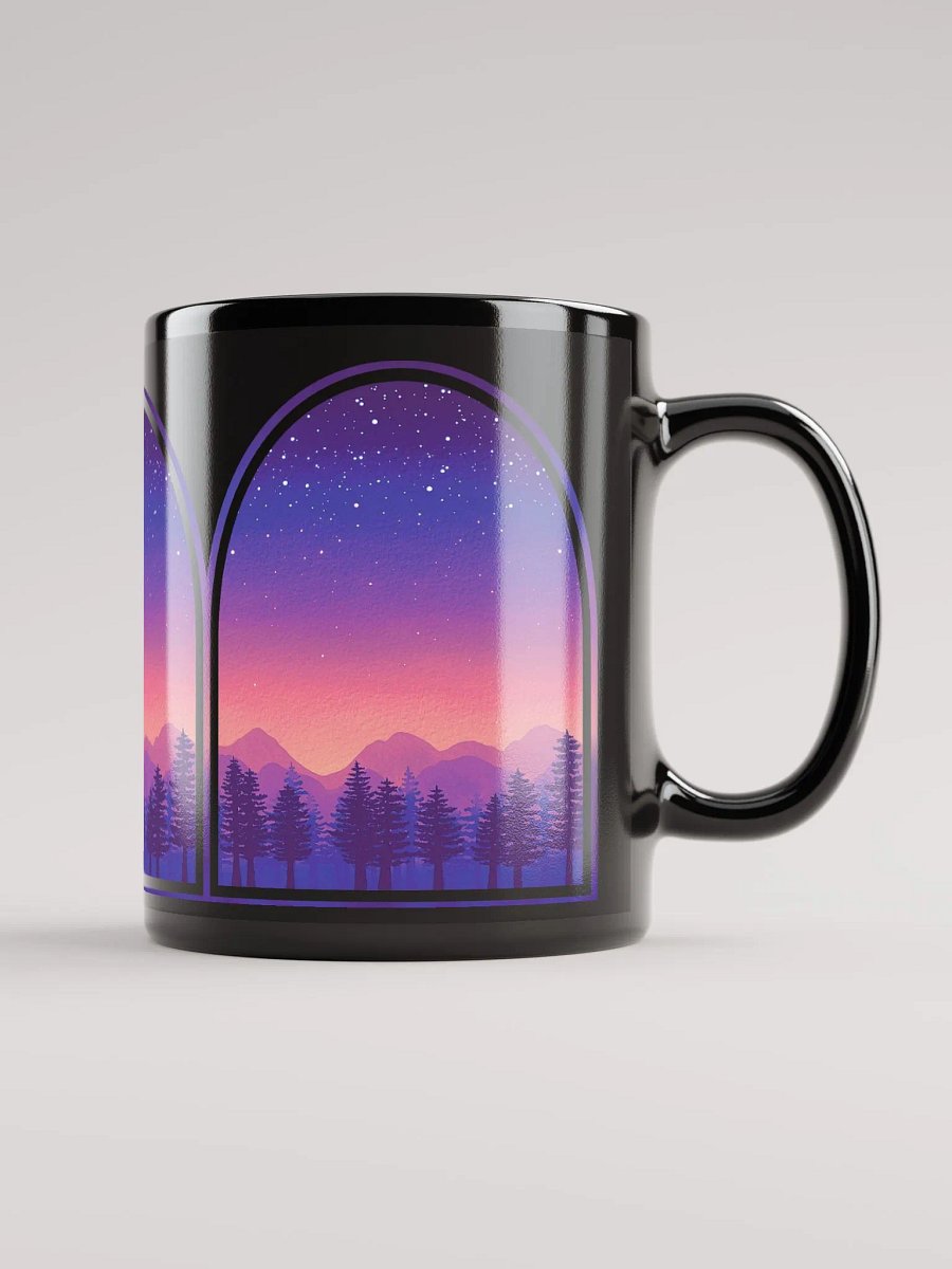 Lavender Sunset - Black Mug product image (3)
