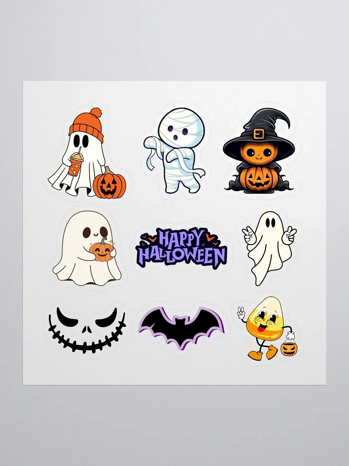 Spooktacular Halloween Kiss Cut Stickers Set product image (1)