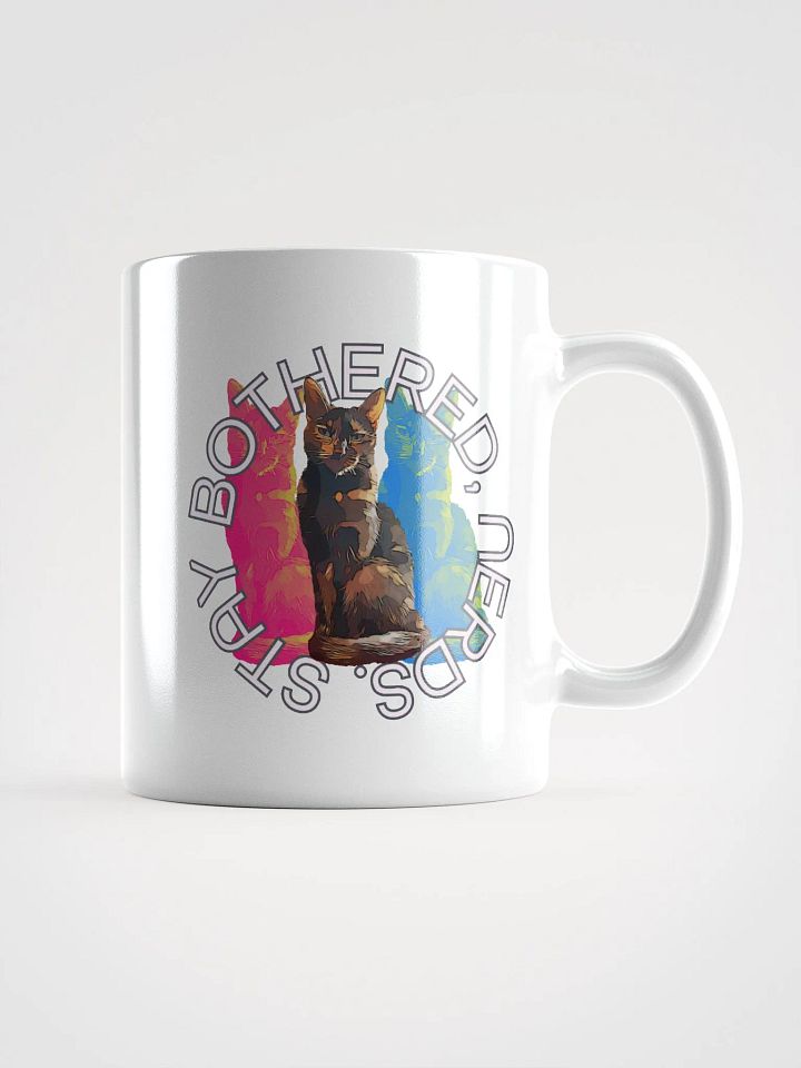 White 20oz Mug: Stay Bothered, Nerds. product image (1)