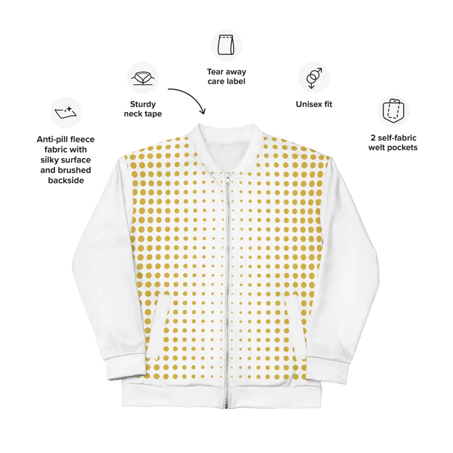 Sunburst Ladder All-Over Print Bomber Jacket product image (11)