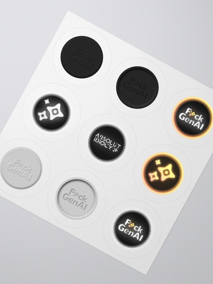 Absolut Idiocy Kiss-Cut Sticker Set #0 (On White) product image (6)