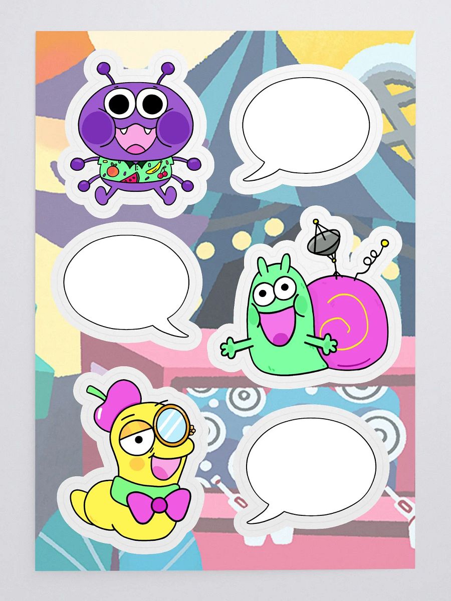 Animatronic Yapping Sticker Sheet product image (3)