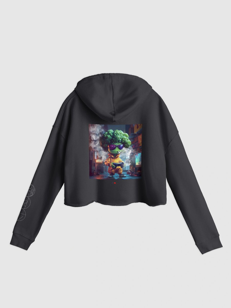 vertical monogrammed cropped hoodie product image (8)