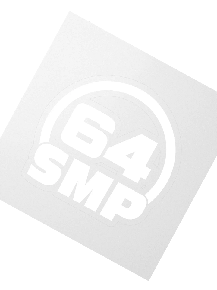 Channel 64 White Watermark Sticker product image (2)