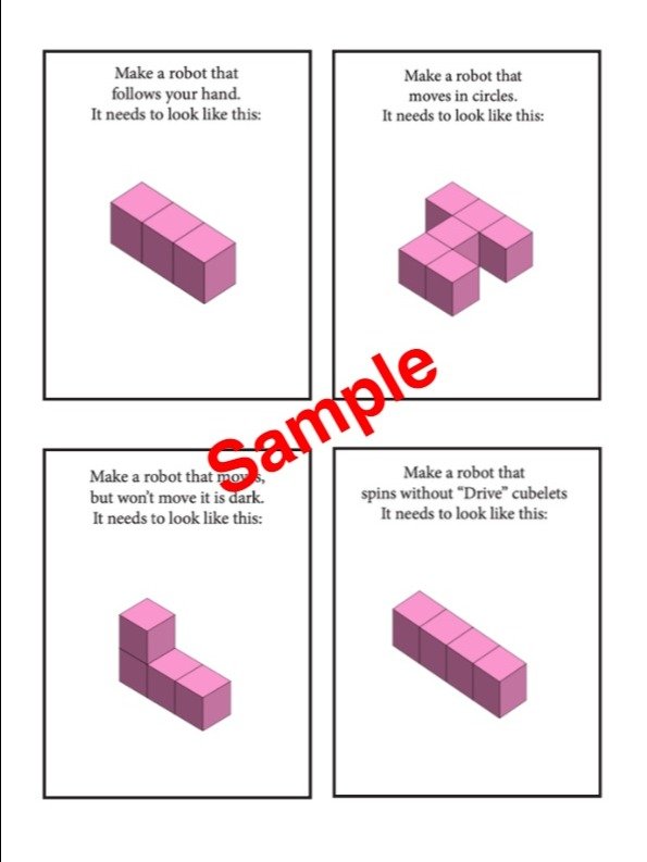 64 Cubelet puzzle cards! product image (2)