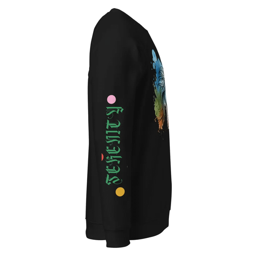 Flowing Beauty Watercolor Raglan Sweatshirt product image (9)