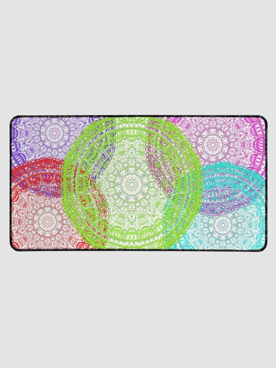 Vibrant Mandala Desk Mat product image (1)