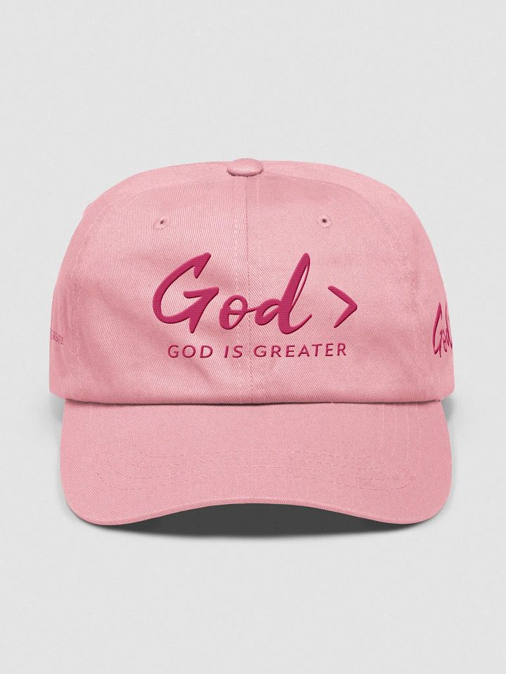 God > PINK DAD HAT product image (2)