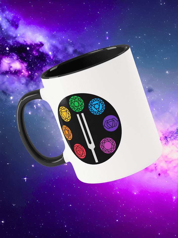 Chakra Circle Tuning Forks Ceramic Mug product image (1)