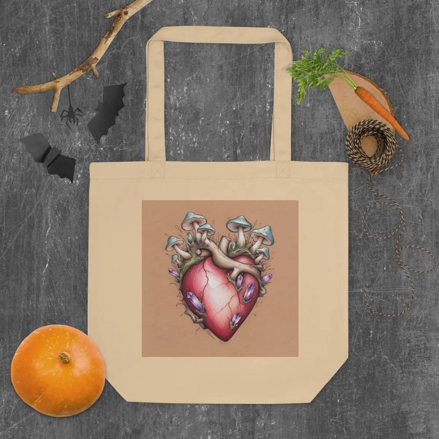 Corrupted Heart Tote Bag product image (5)