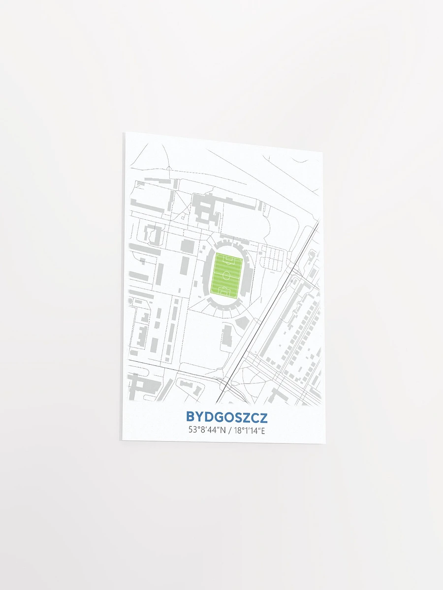 Zawisza Bydgoszcz Stadium Map Design Poster product image (13)