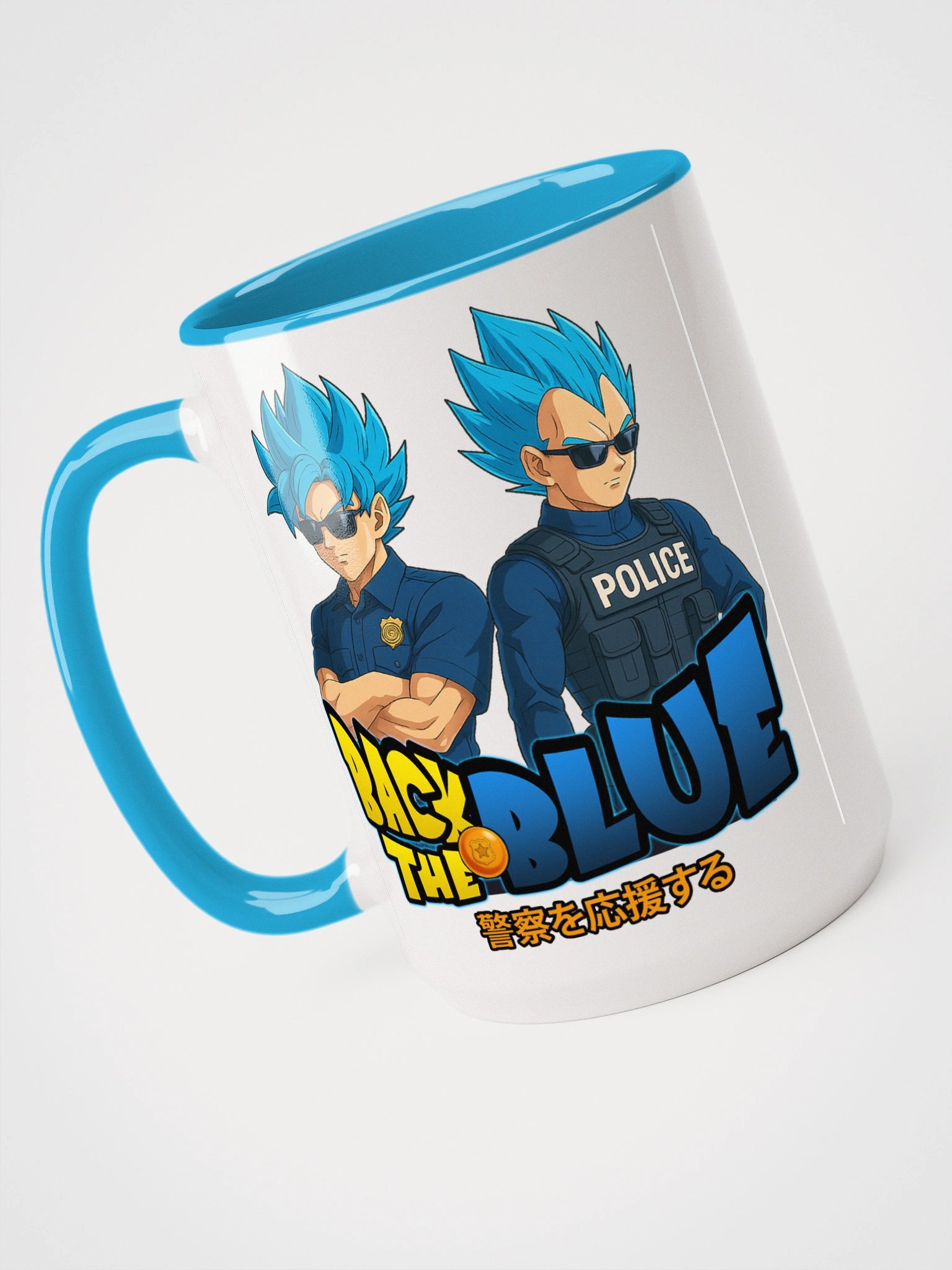 Back The Blue Police Fan Art Ceramic Mug product image (4)