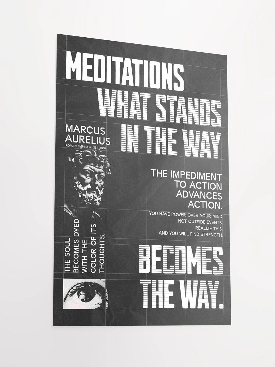 Marcus Aurelius Meditations Modern Matte Paper Poster product image (4)