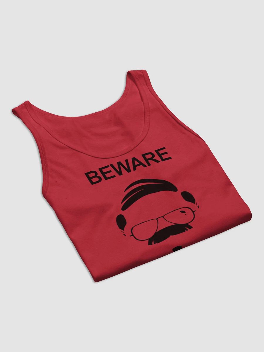 Beware The Combover Black Logo Tank Top product image (5)