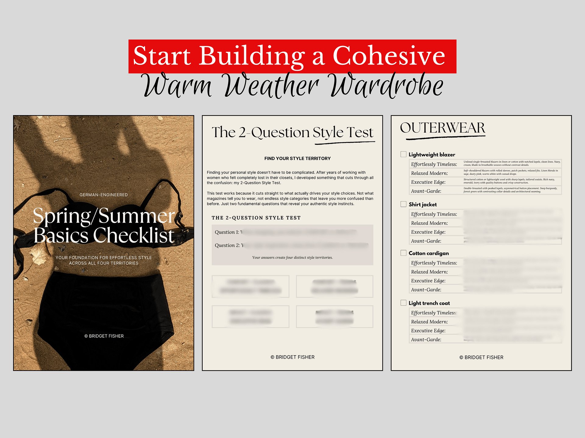 Spring Summer Wardrobe Checklist (PDF) product image (2)