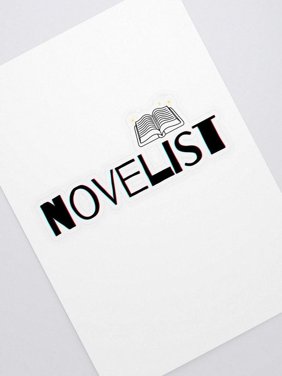 Novelist Sticker - Black Text product image (1)