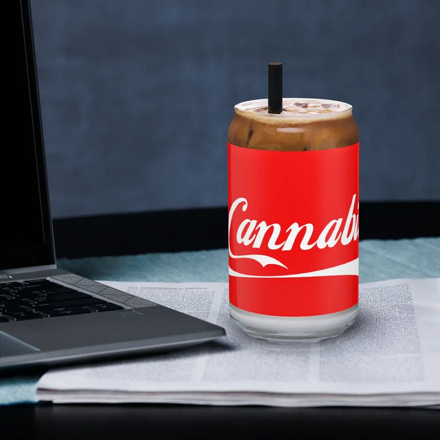 Cannabis Soda Glass product image (3)