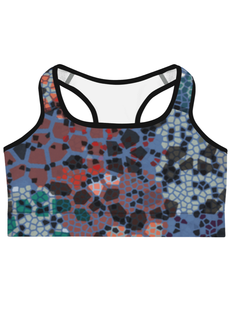 Stained glass Sports Bra product image (4)