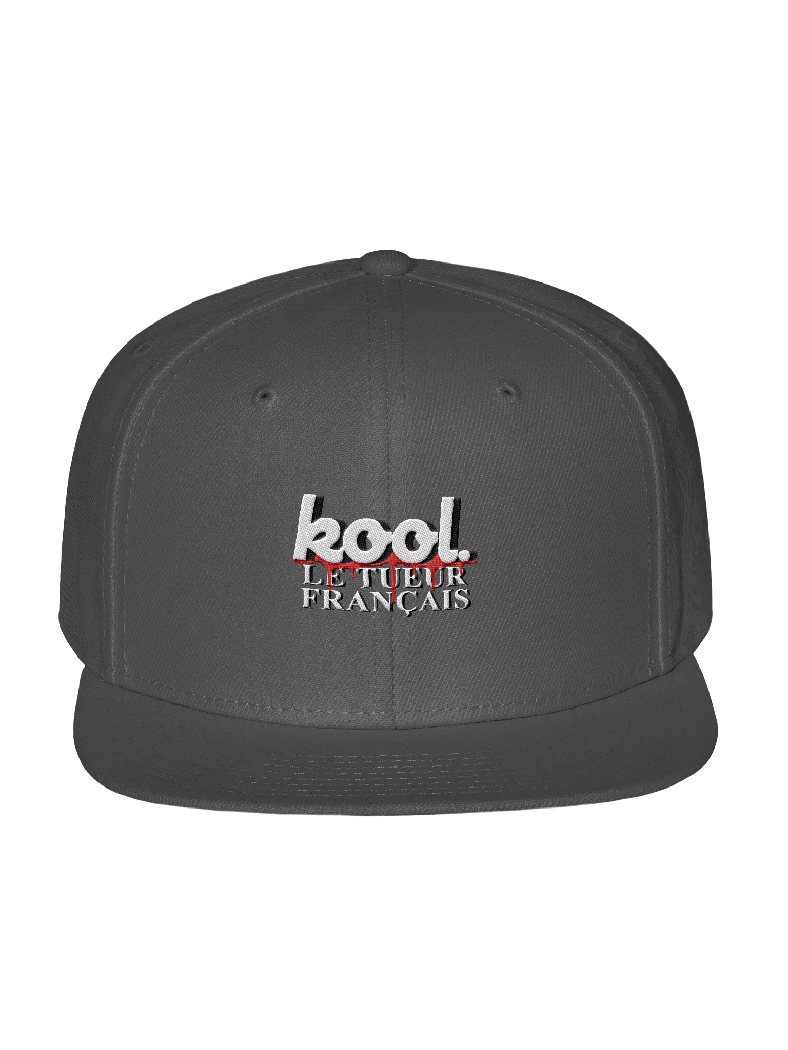 kool hat "LE TUEUR FRANÇAIS" (Charcoal Gray KILLED) product image (1)