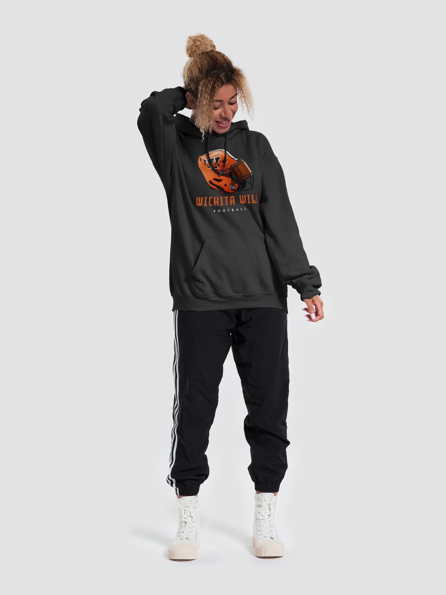 Wichita Wild Helmet Hoodie by Gildan product image (13)