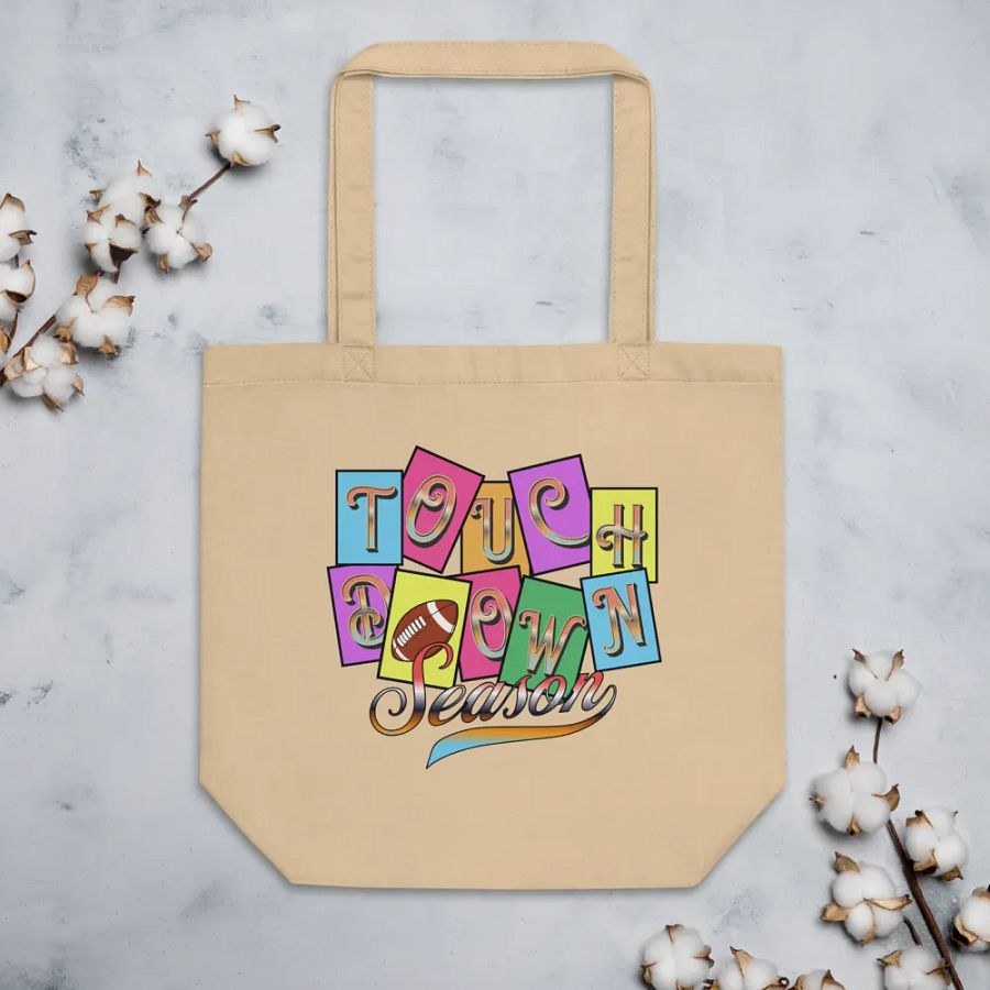 Touchdown Season Eco-Friendly Tote Bag product image (3)