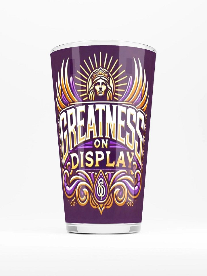 Radiant Greatness Shaker Pint Glass product image (1)