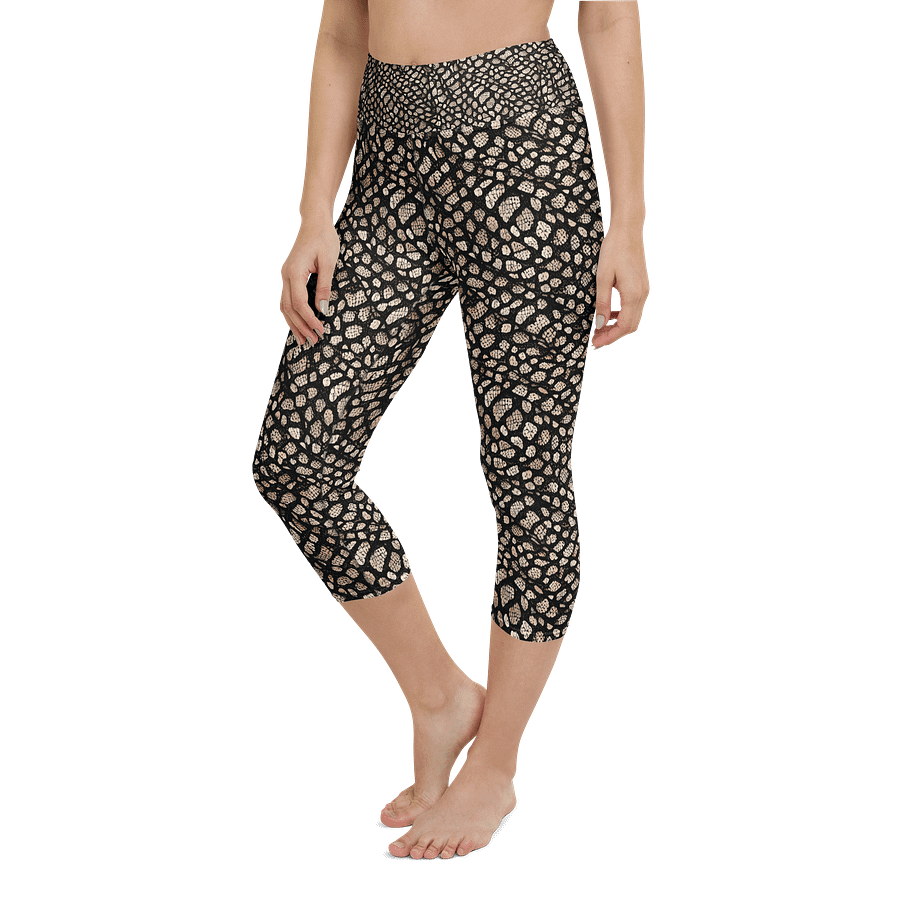 Brown Skin Snake Capri Leggings product image (6)