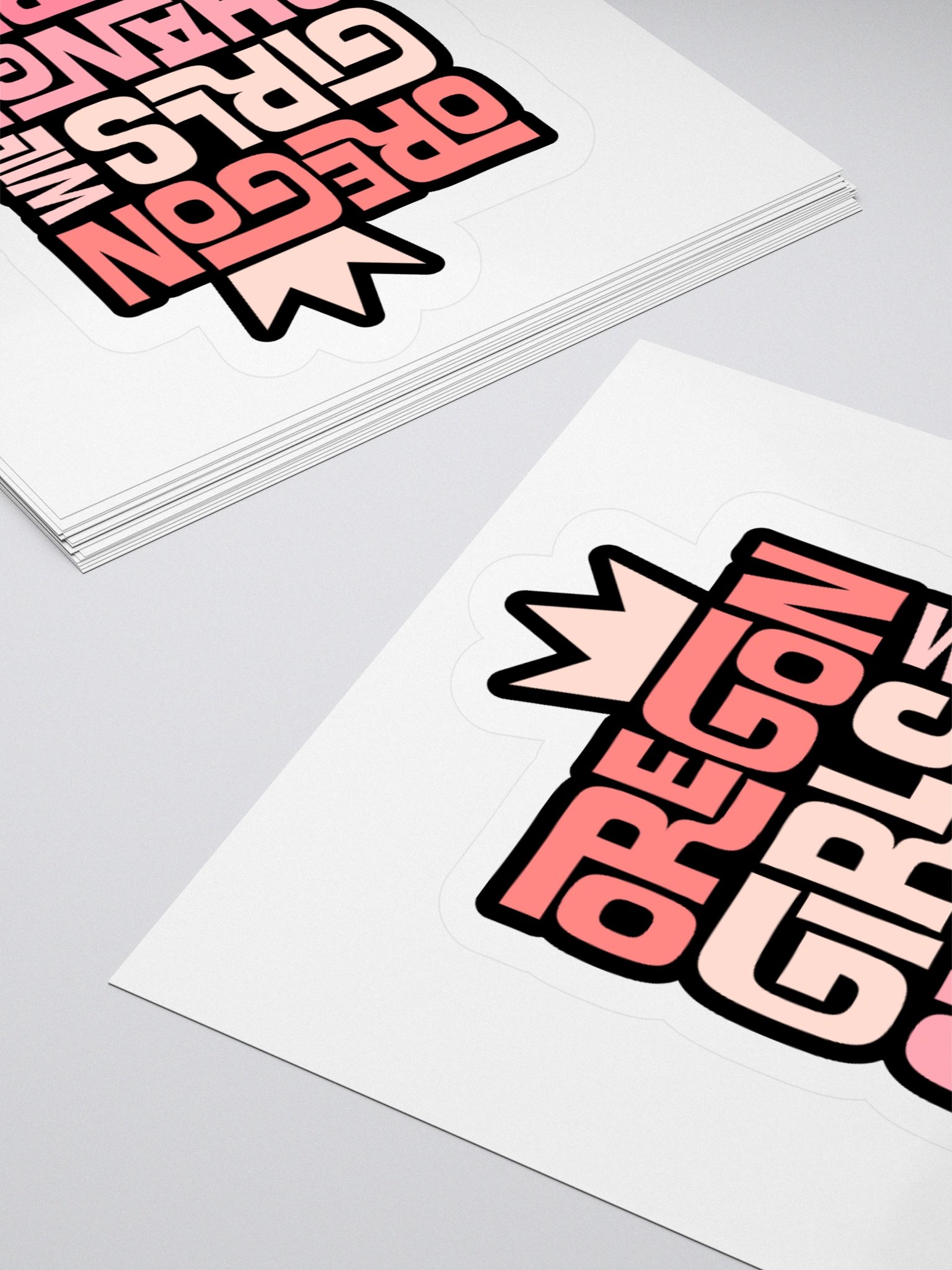 Oregon Girls Will Change The World Sticker product image (4)